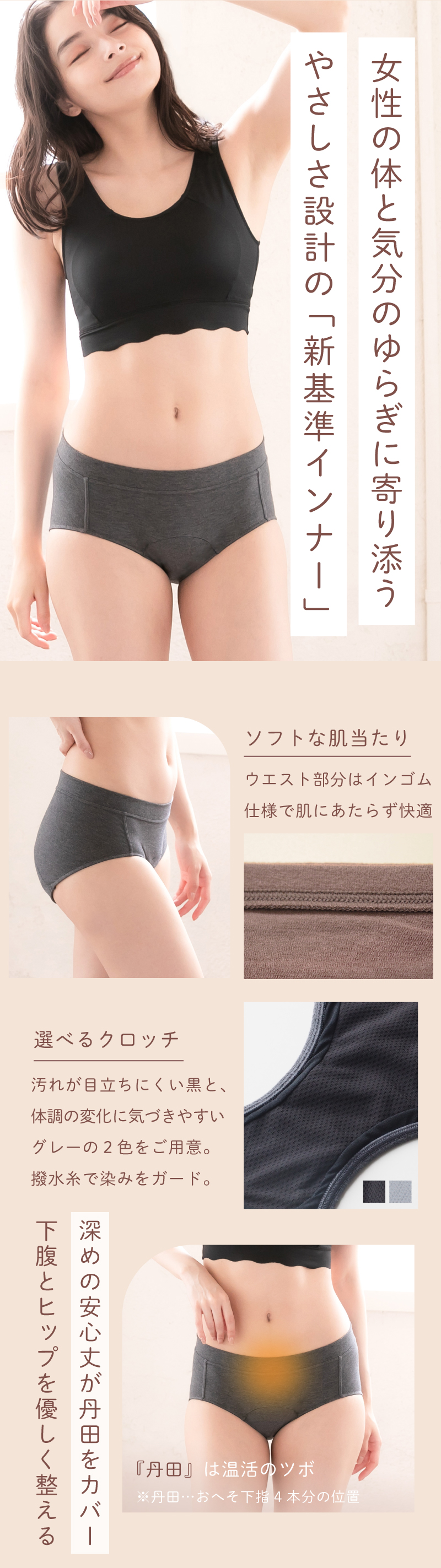 グラモアフェムテック 吸水サニタリーショーツ