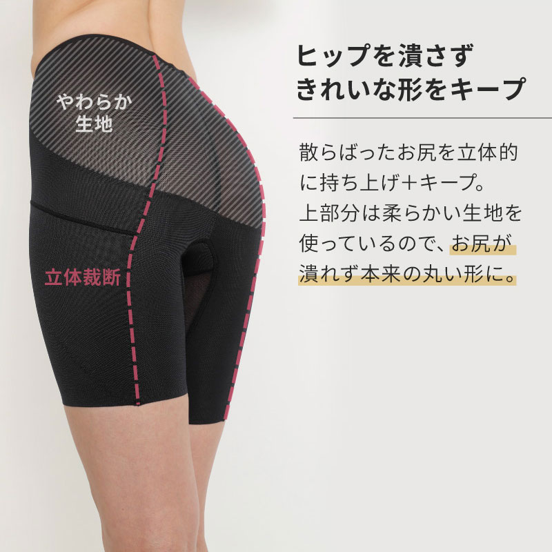 glamore（グラモア） 育尻パワーロングショーツ