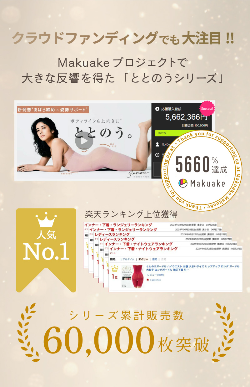 glamore（グラモア）Makuakeで大好評のととのうガードルにショーツタイプ誕生。 メッシュ生地で夏でも快適なレギュラー丈のガードル。着用するだけでお尻とお腹同時にととのう！ショーツ感覚で理想のラインへ。丸みのあるキレイなボディラインにととのいます。