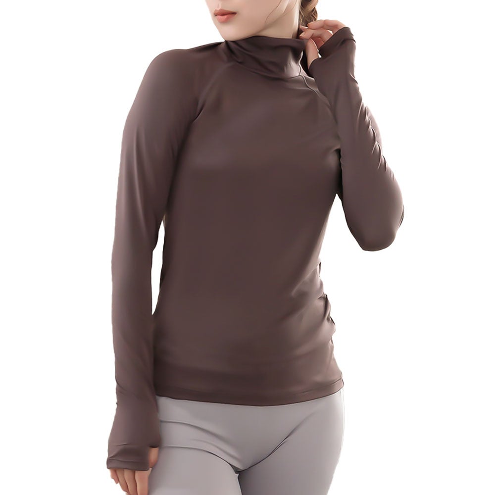 ≪新色発売≫YOGA by glamore指穴付きハイネック長袖 | glamore