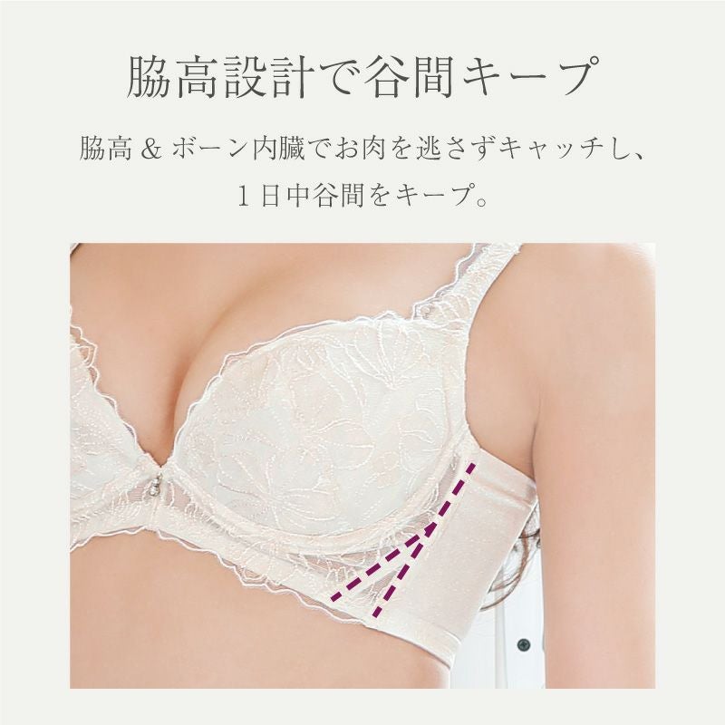 グラモアコレクションフローラルブラ&ショーツセット | glamore