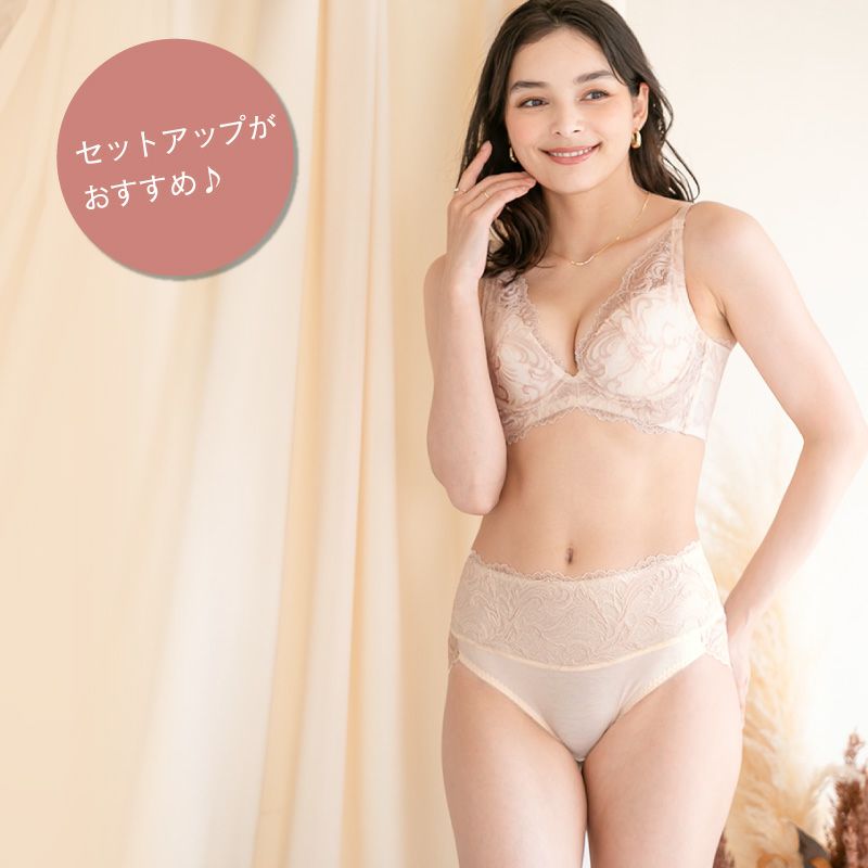 glamore フェザーライクブラ お腹押さえショーツ FT0423